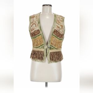 Howard Wolf Decorative Rayon Vest Size 8 Good Condition